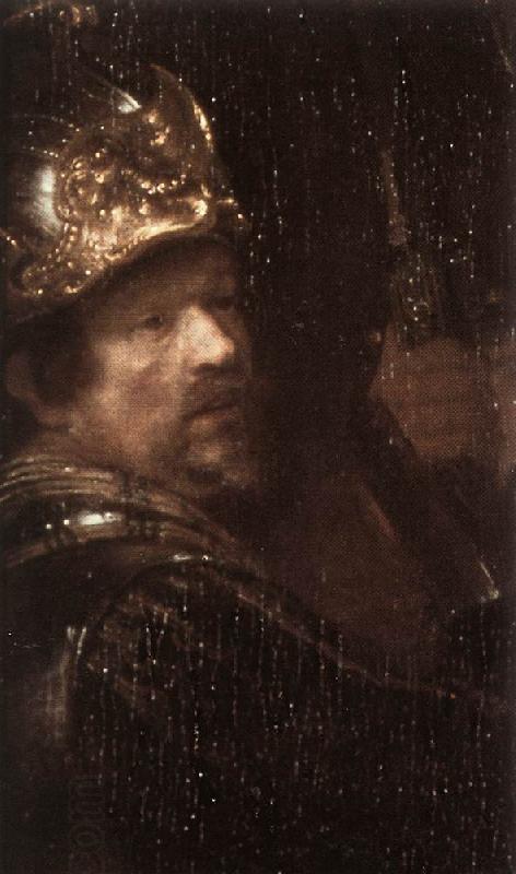 REMBRANDT Harmenszoon van Rijn The Nightwatch (detail)  HG China oil painting art